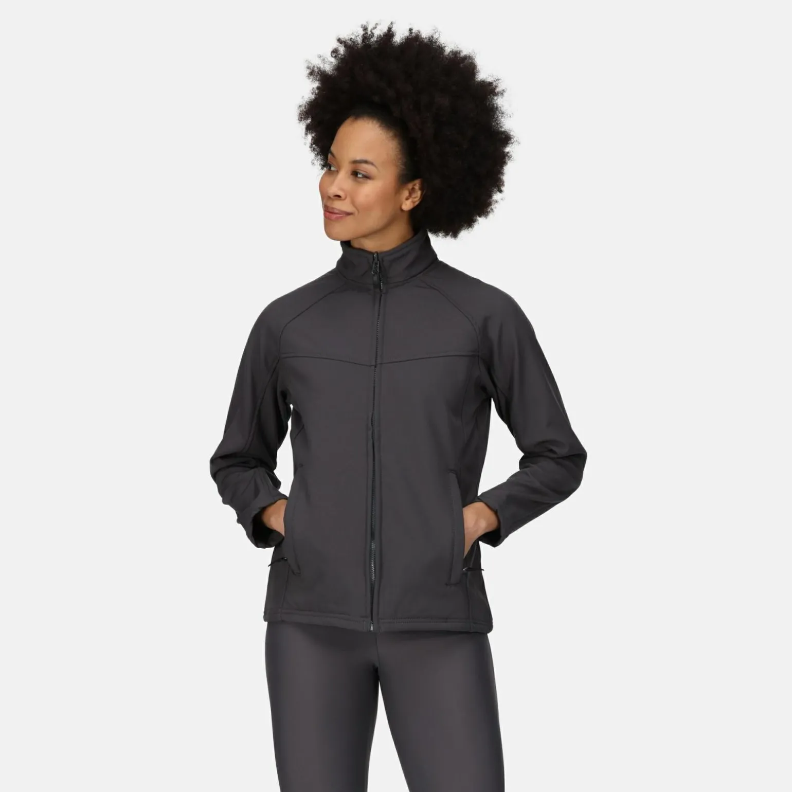 Damski softshell Uproar | Szary