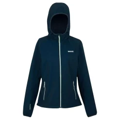 Damski softshell z kapturem Arec III | Niebieski