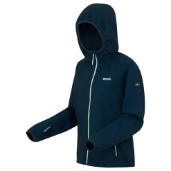 Damski softshell z kapturem Arec III | Niebieski