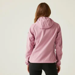 Damski softshell z kapturem Arec III | Różowy