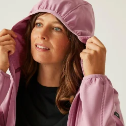 Damski softshell z kapturem Arec III | Różowy