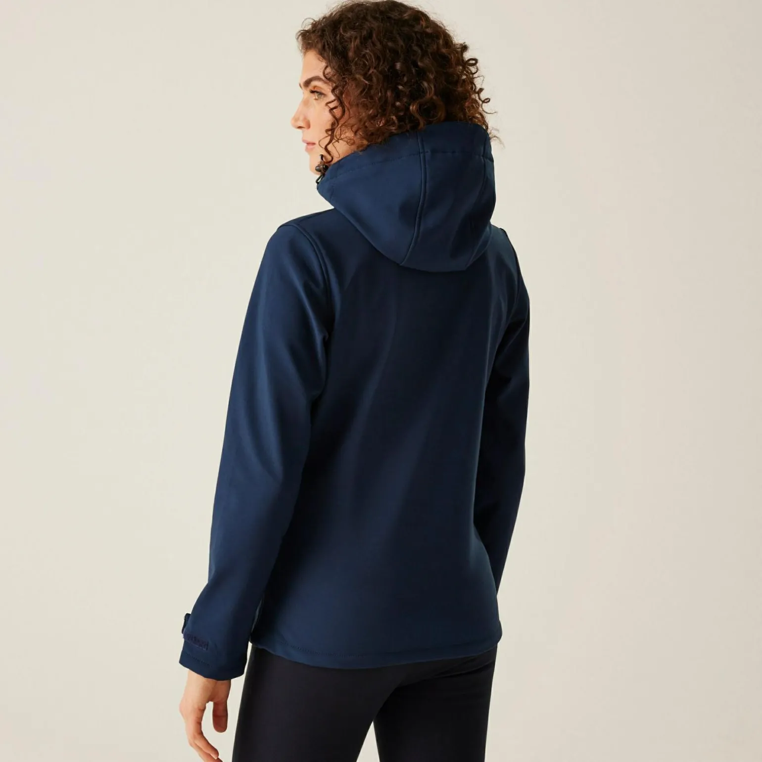 Damski softshell z kapturem Venturer | Granatowy