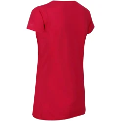 Damski t-shirt Carlie  | Fuksja