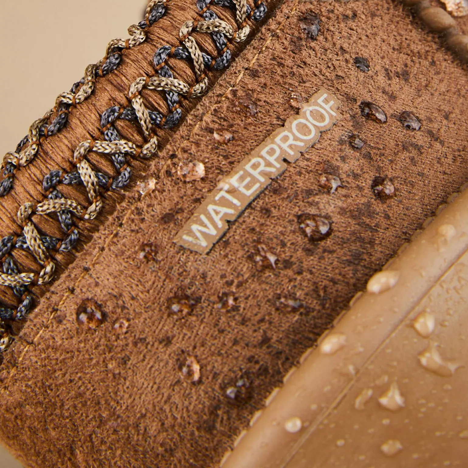 Damskie buty wodoodporne Risley Mules | Brązowy