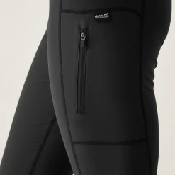 Damskie legginsy trekkingowe Monira | Czarny