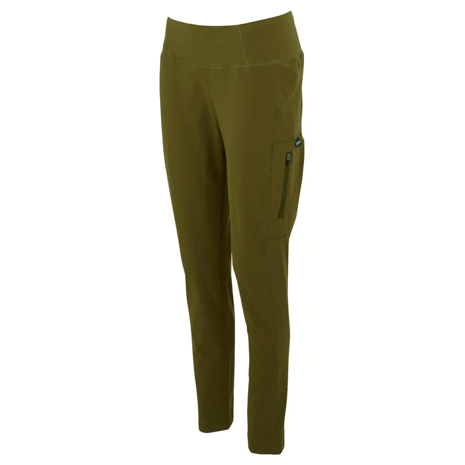 Damskie legginsy trekkingowe Monira | Zielony