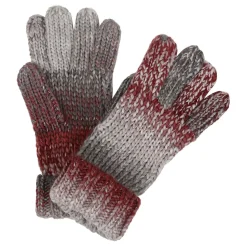Damskie rękawiczki dzianinowe Frosty Gloves VI | Bordowy
