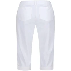 Damskie spodnie capri Bayletta | Biały
