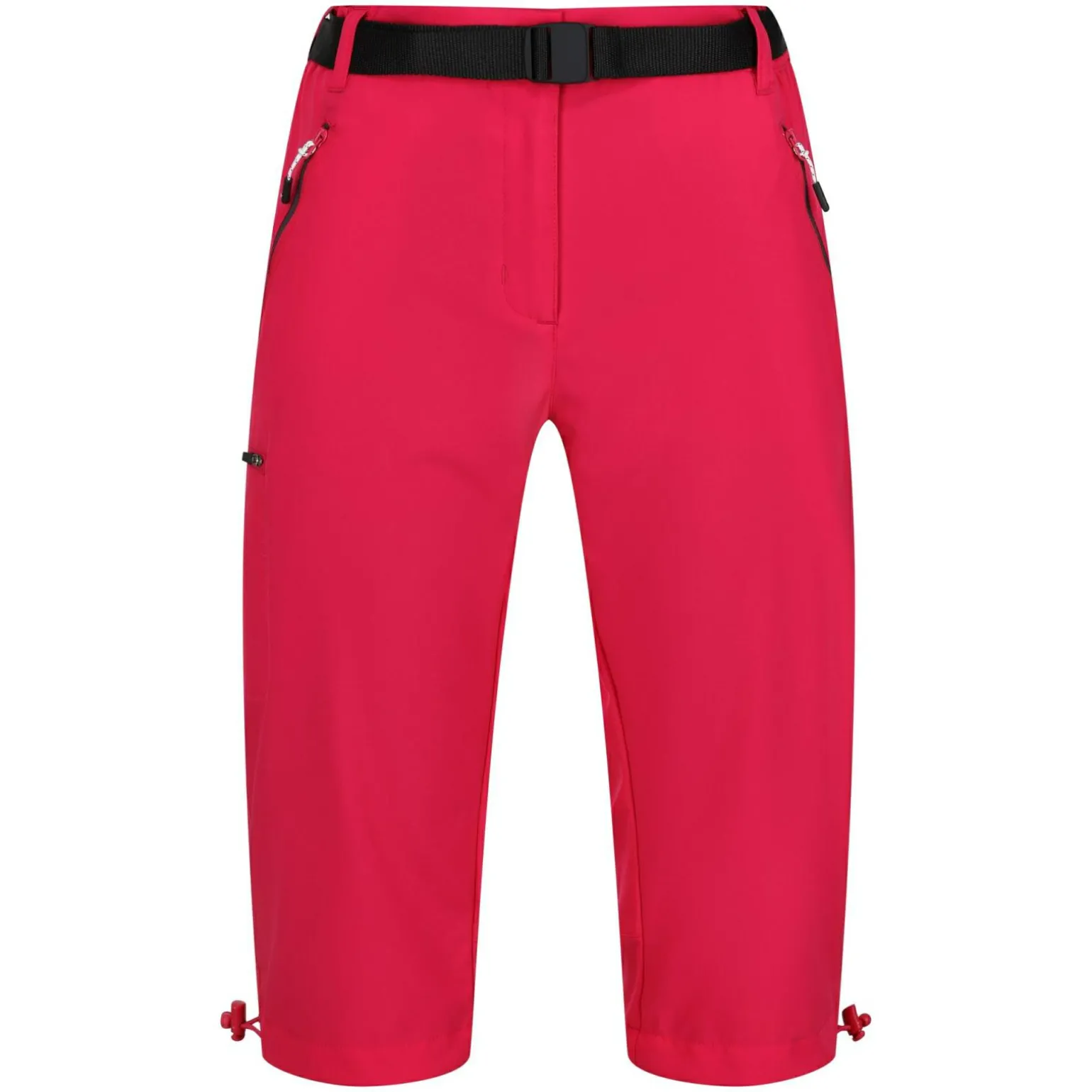 Damskie spodnie trekkingowe 3/4 Xert Capri Light | Fuksja