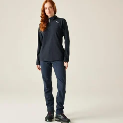 Damskie spodnie trekkingowe softshell Fenton | Granatowy