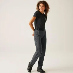Damskie spodnie trekkingowe Xert III Zip Off | Szary