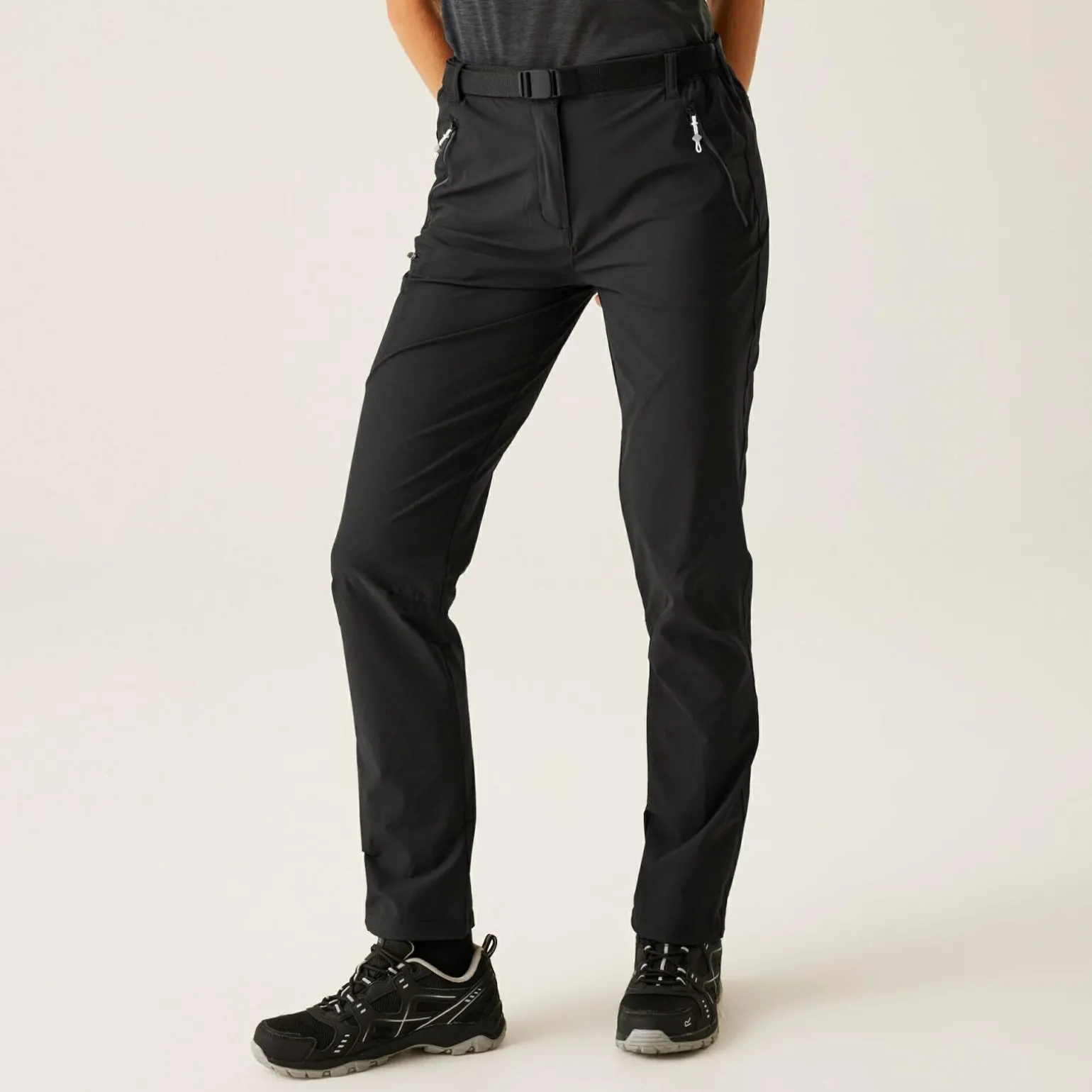 Damskie spodnie trekkingowe Xert Stretch III | Czarny