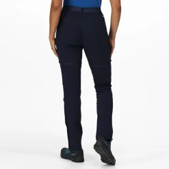 Damskie spodnie z odpinanymi nogawkami Mountain Zip off | Granatowy
