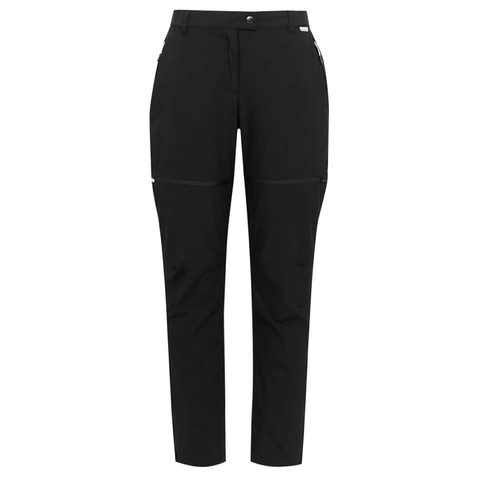 Damskie spodnie z odpinanymi nogawkami Mountain Zip off | Czarny