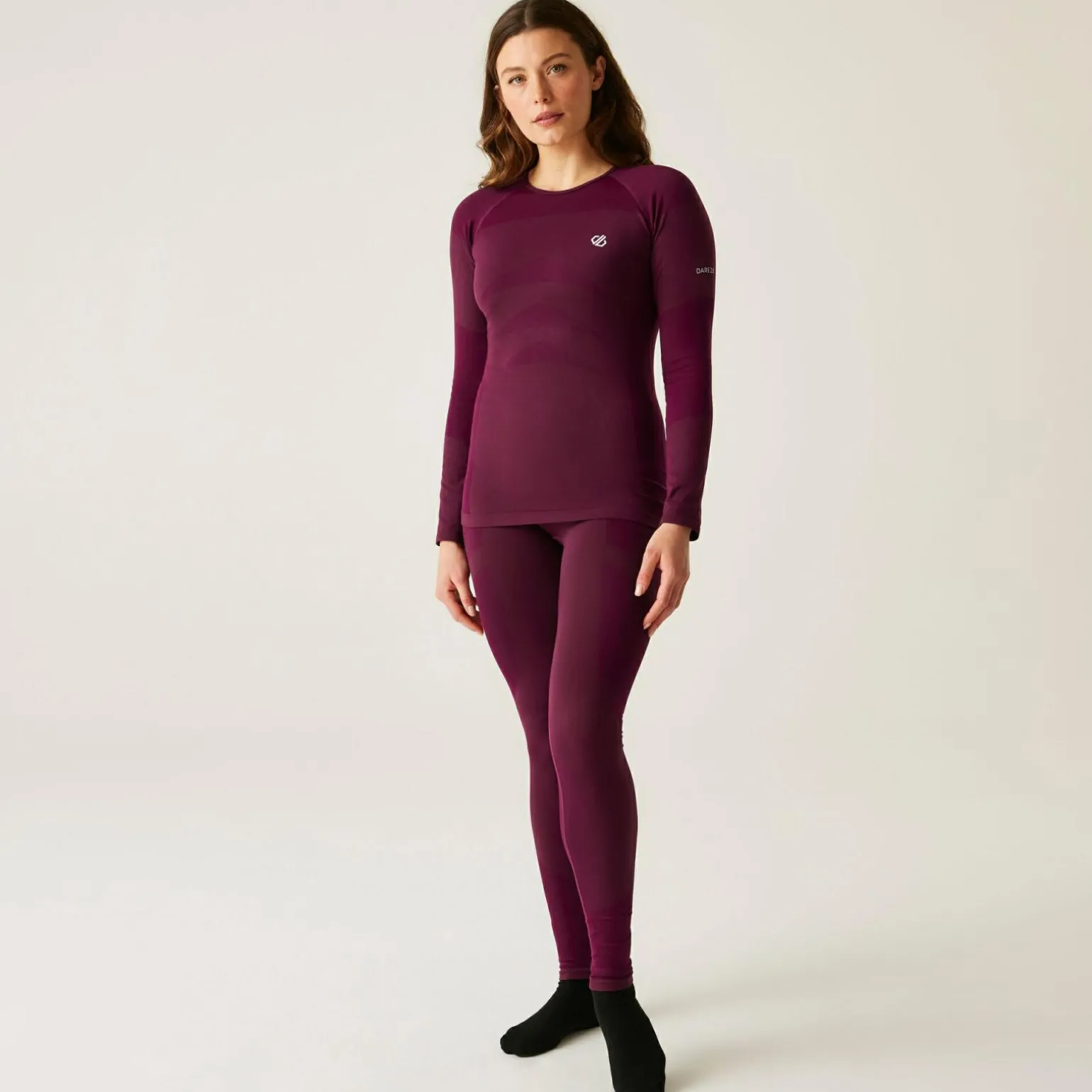 Dare 2b - Damska bielizna termoaktywna longsleeve In The Zone II | Fioletowy