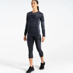 Dare 2b - Damska bielizna termoaktywna legginsy 3/4 In The Zone | Czarny