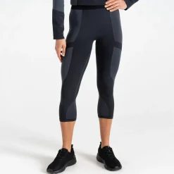 Dare 2b - Damska bielizna termoaktywna legginsy 3/4 In The Zone | Czarny