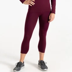 Dare 2b - Damska bielizna termoaktywna legginsy 3/4 In The Zone | Fioletowy