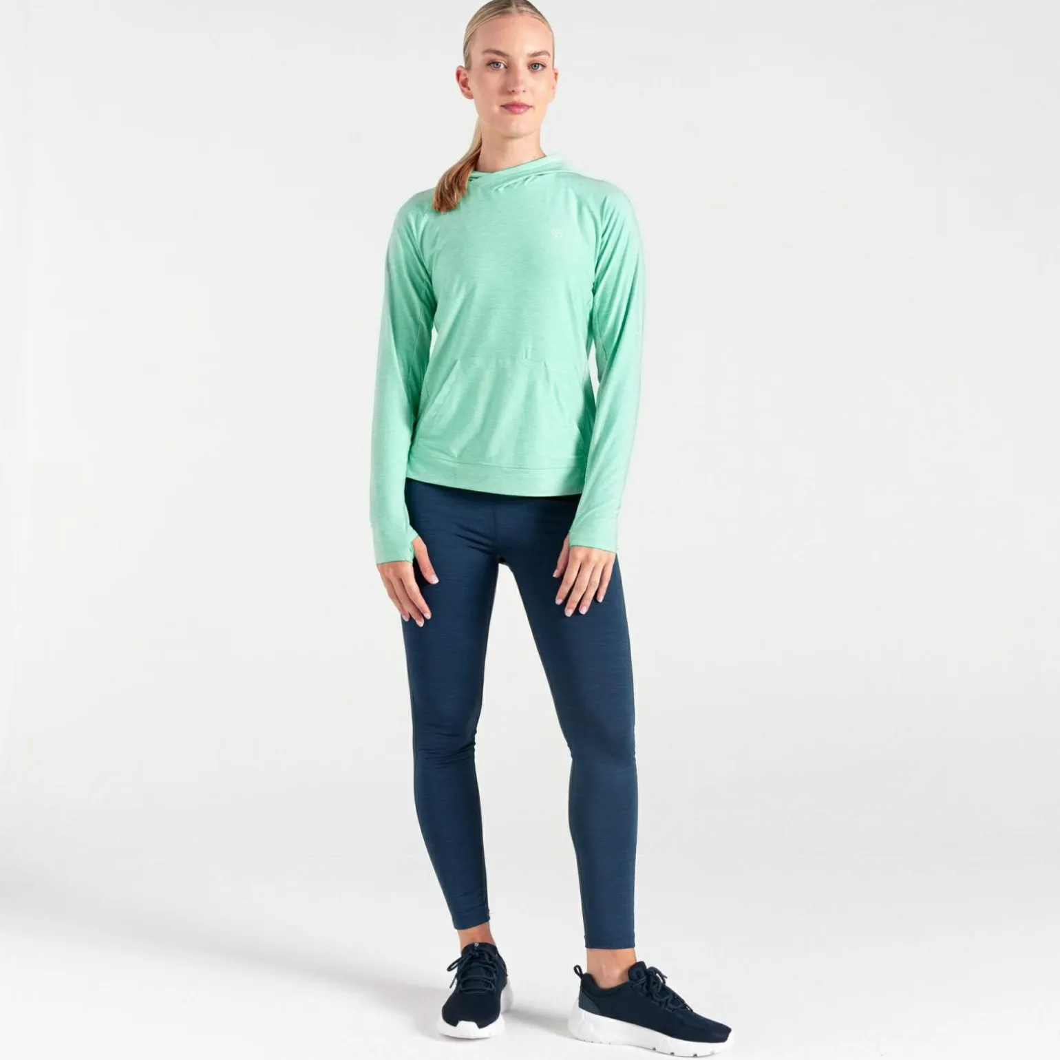 Dare 2b - Damska bluza z kapturem Sprint Cty | Zielony