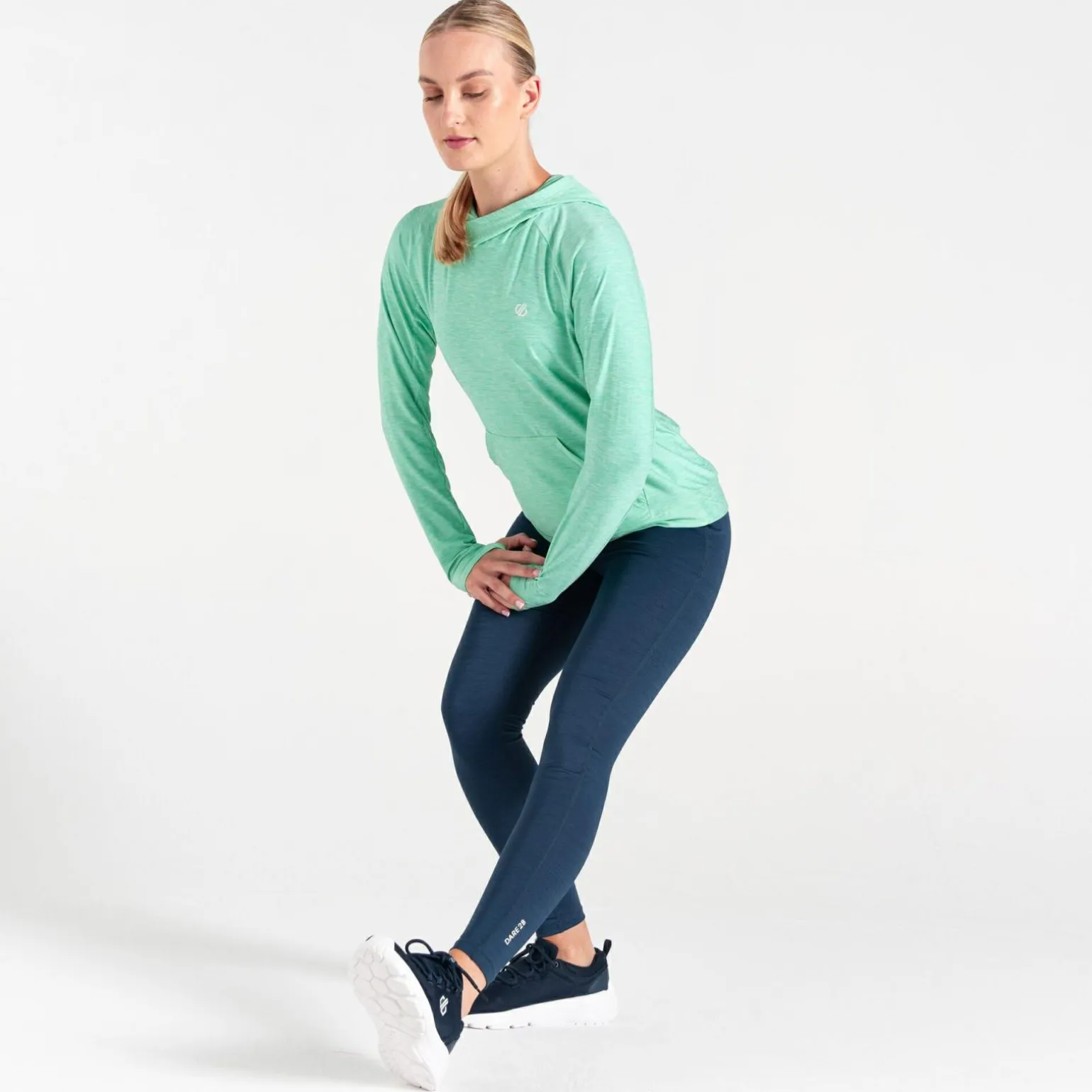 Dare 2b - Damska bluza z kapturem Sprint Cty | Zielony