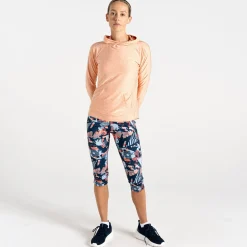 Dare 2b - Damska bluza z kapturem Sprint Cty | Pomarańczowy