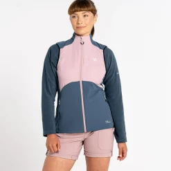 Dare 2b - Damska kamizelka softshell Avidly | Różowo-szary