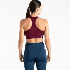 Dare 2b - Damski biustonosz sportowy Dont Sweat It | Fioletowy