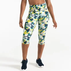Dare 2b - Damskie legginsy do ćwiczeń 3/4 Influential | Niebieski