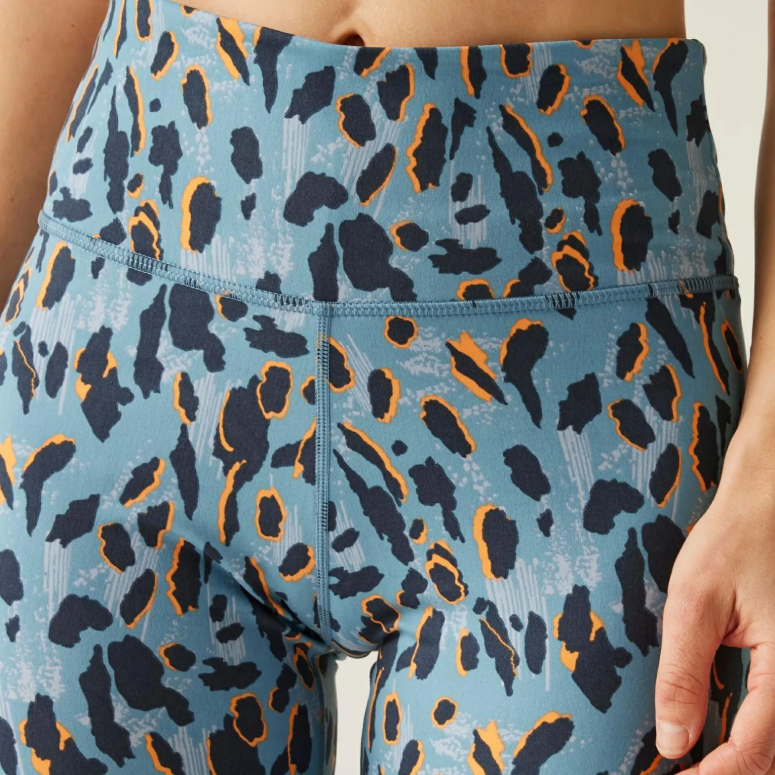 Dare 2b - Damskie legginsy do ćwiczeń Influential | Niebieski
