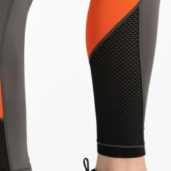 Dare 2b - Damskie legginsy Attune | Szarozielono-pomarańczowy