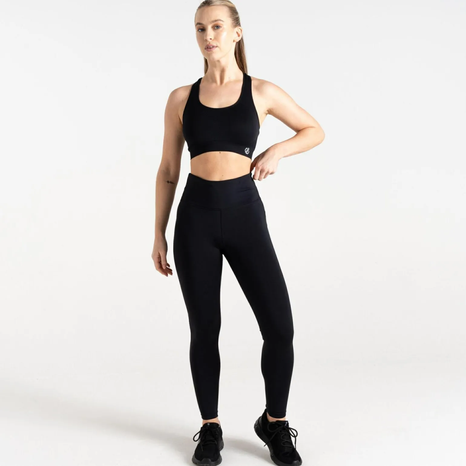 Dare 2b - Damskie legginsy do ćwiczeń Influential | Czarny