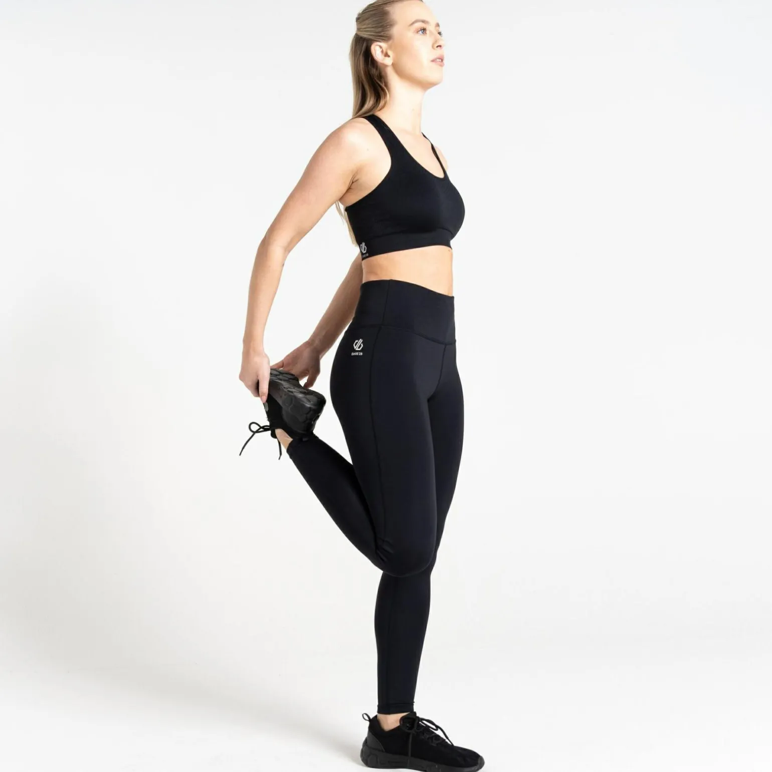 Dare 2b - Damskie legginsy do ćwiczeń Influential | Czarny