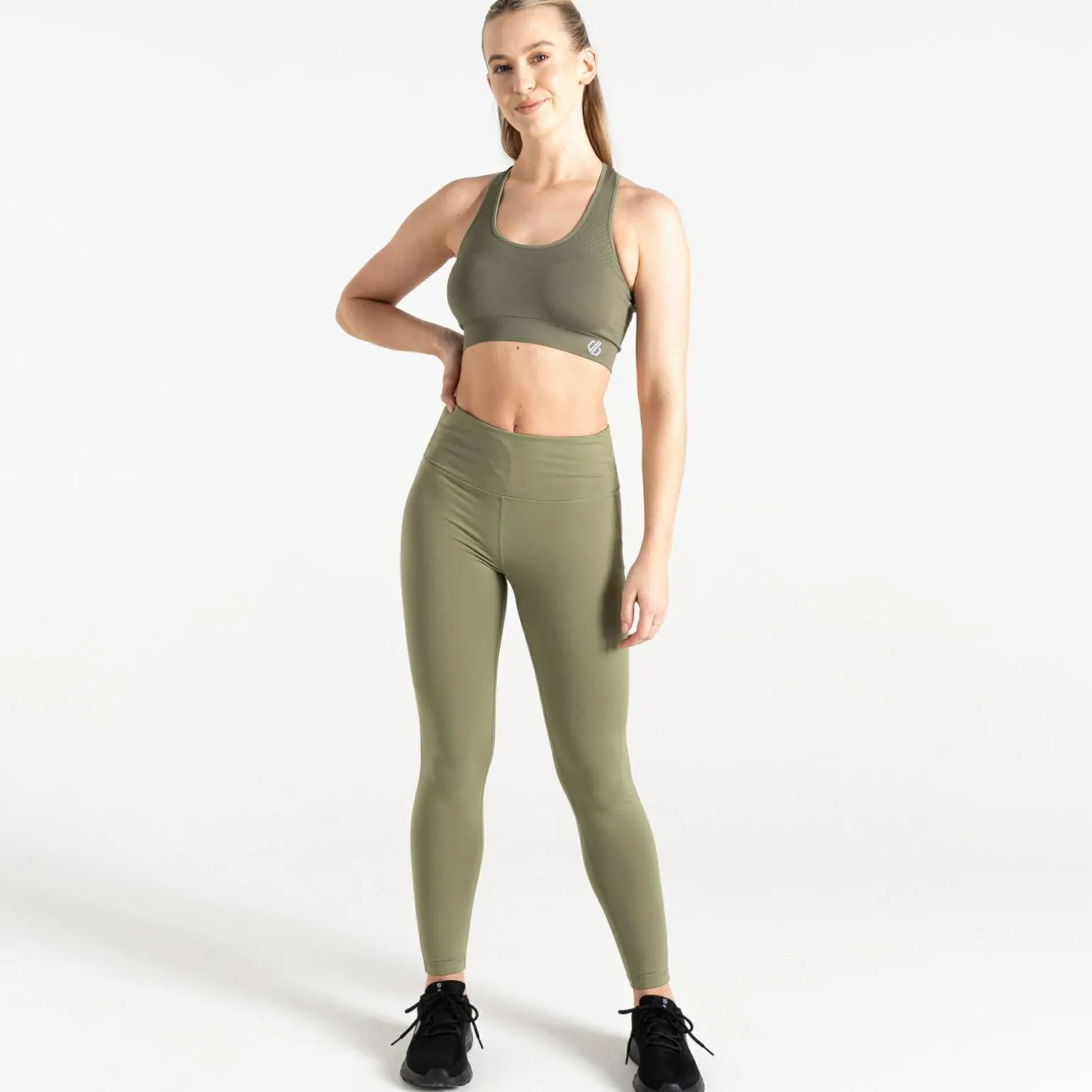 Dare 2b - Damskie legginsy do ćwiczeń Influential | Zielony