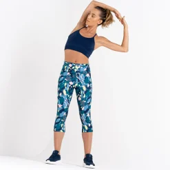 Dare 2b - Damskie legginsy do ćwiczeń 3/4 Influential | Zielony