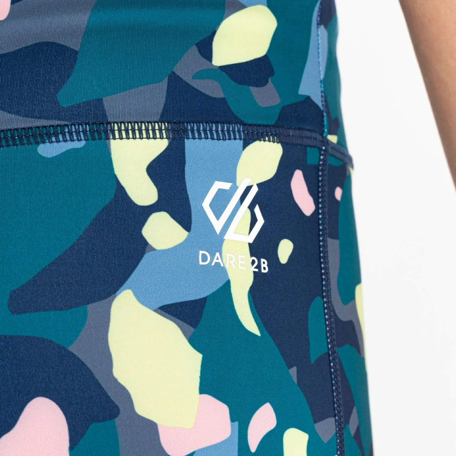 Dare 2b - Damskie legginsy do ćwiczeń 3/4 Influential | Zielony