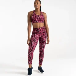 Dare 2b - Damskie legginsy do ćwiczeń Influential | Różowy