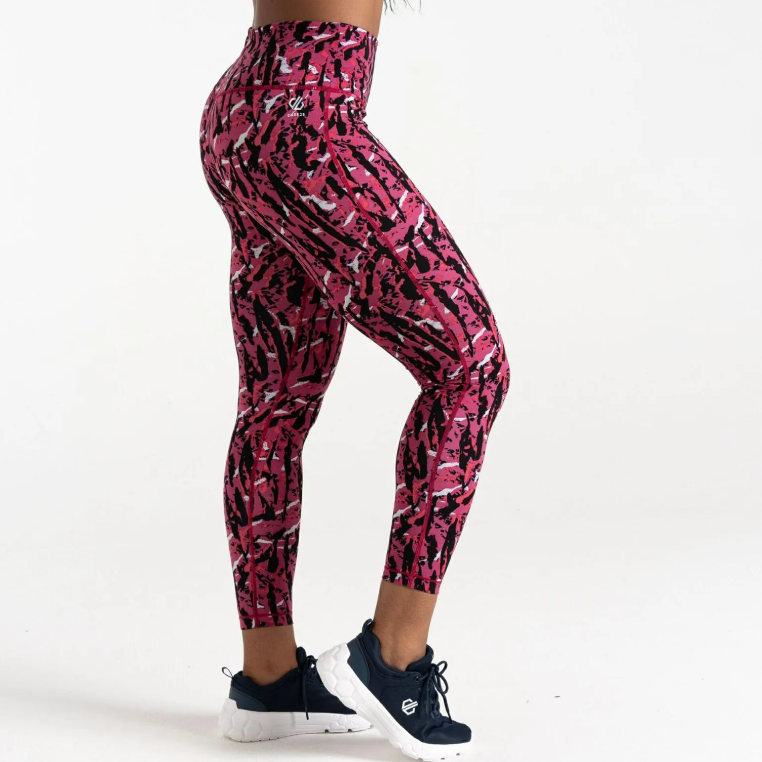 Dare 2b - Damskie legginsy do ćwiczeń Influential | Różowy