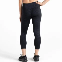 Dare 2b - Damskie legginsy 7/8 Influential | Czarny we wzór