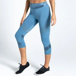 Dare 2b - Damskie legginsy 3/4 Born To Shine | Niebieski