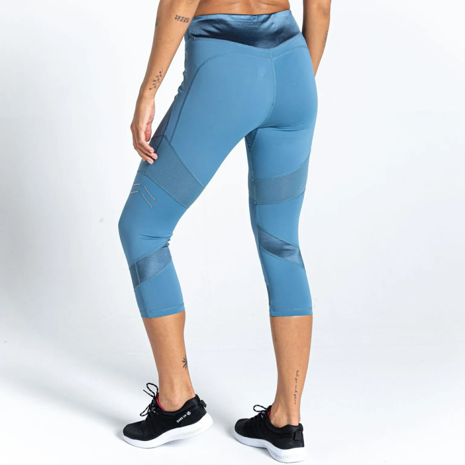 Dare 2b - Damskie legginsy 3/4 Born To Shine | Niebieski