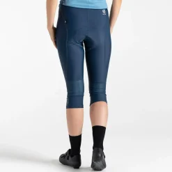 Dare 2b - Damskie legginsy rowerowe 3/4 Worldly | Niebieski