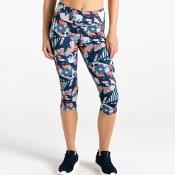 Dare 2b - Damskie legginsy 3/4 Influential II | Niebieski