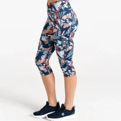 Dare 2b - Damskie legginsy 3/4 Influential II | Niebieski