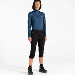 Dare 2b - Damskie spodnie trekkingowe 3/4 Melodic II | Czarny