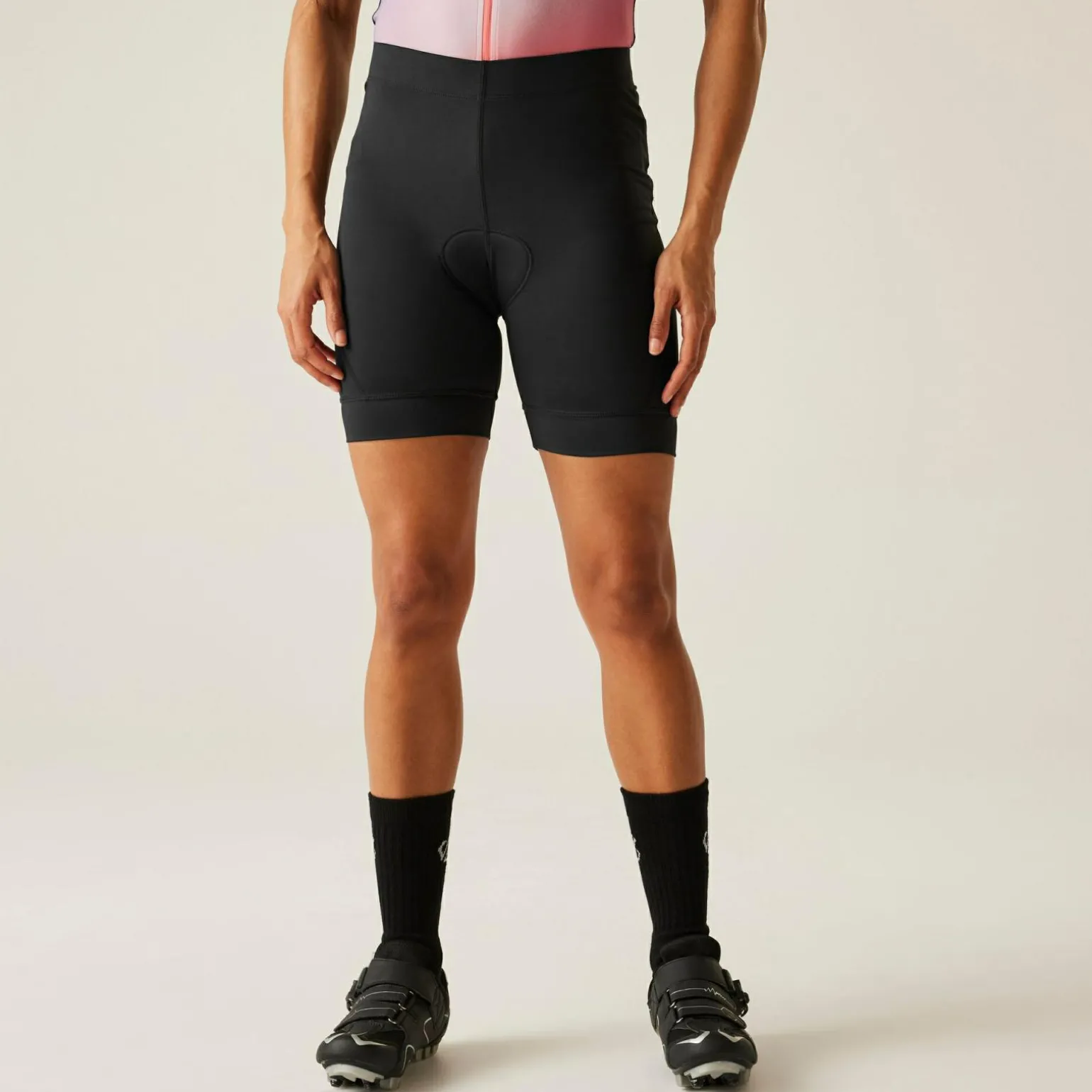 Dare 2b - Damskie szorty rowerowe Habit | Czarny
