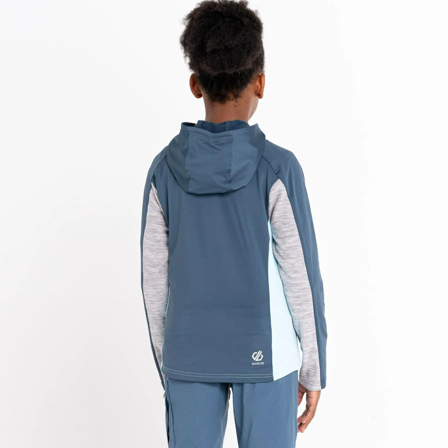 Dare 2b - Dziecięca bluza z kapturem Thriving | Szaro-niebieski