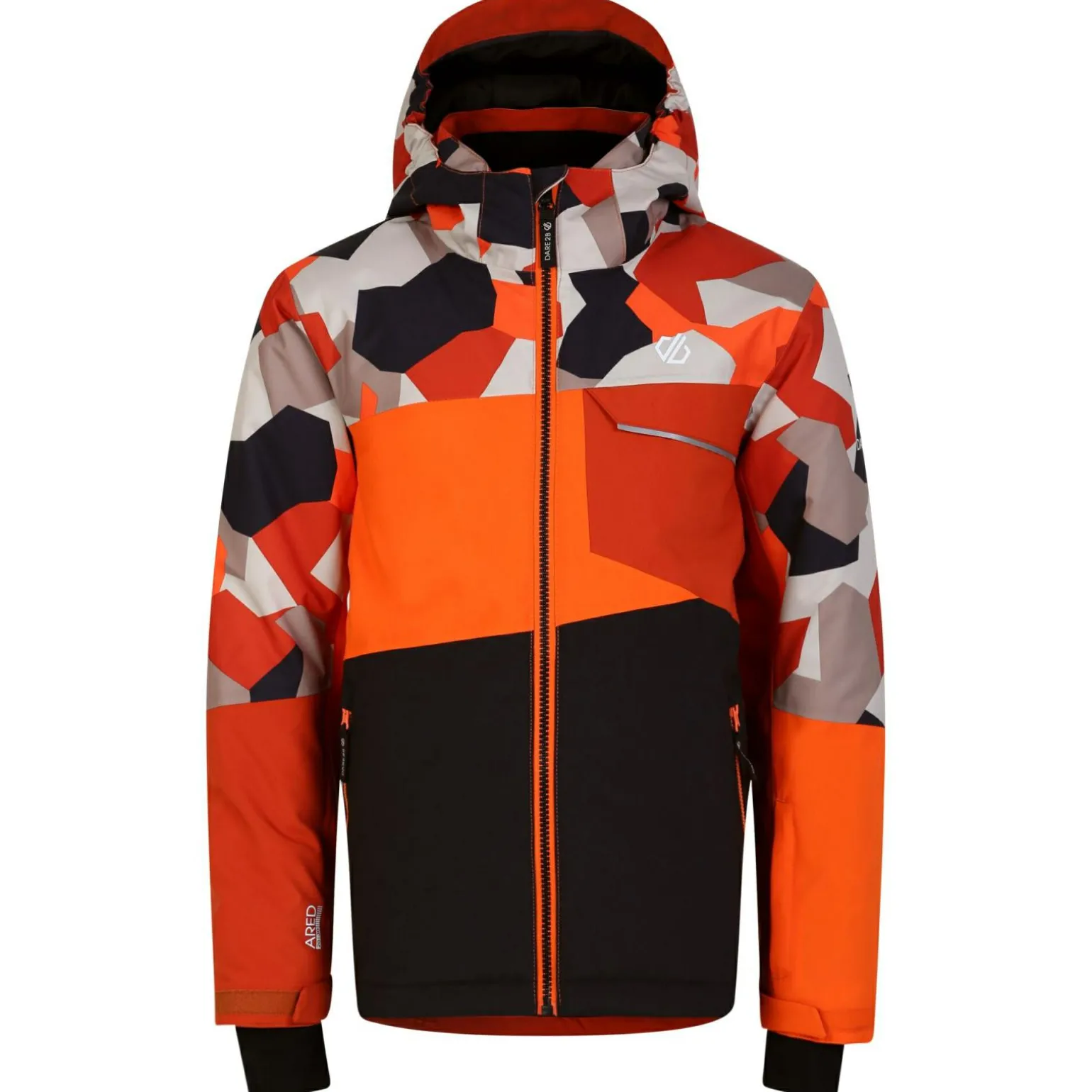 Dare 2b - Dziecięca kurtka narciarska Traverse | Orange Camo Black