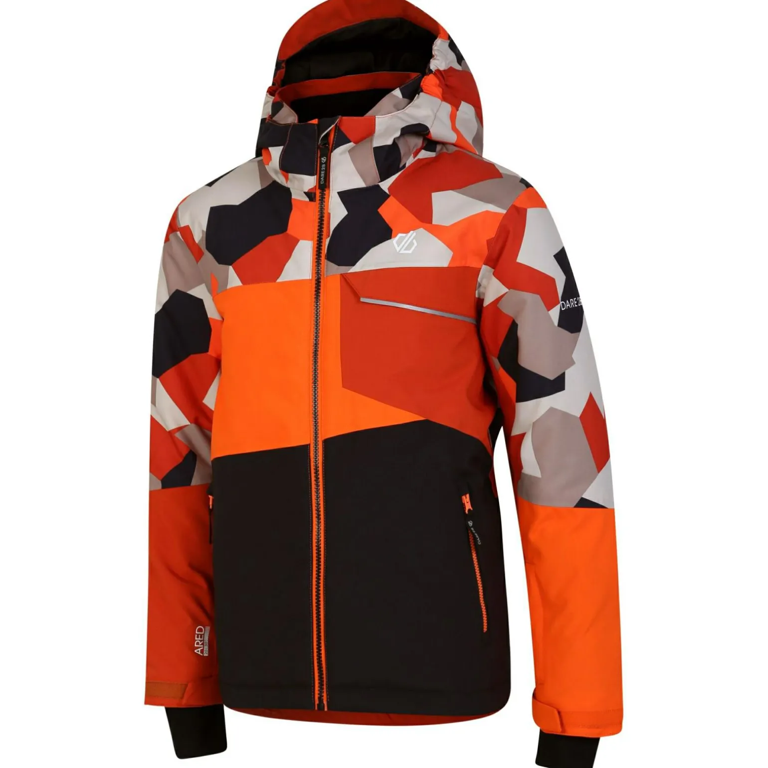Dare 2b - Dziecięca kurtka narciarska Traverse | Orange Camo Black