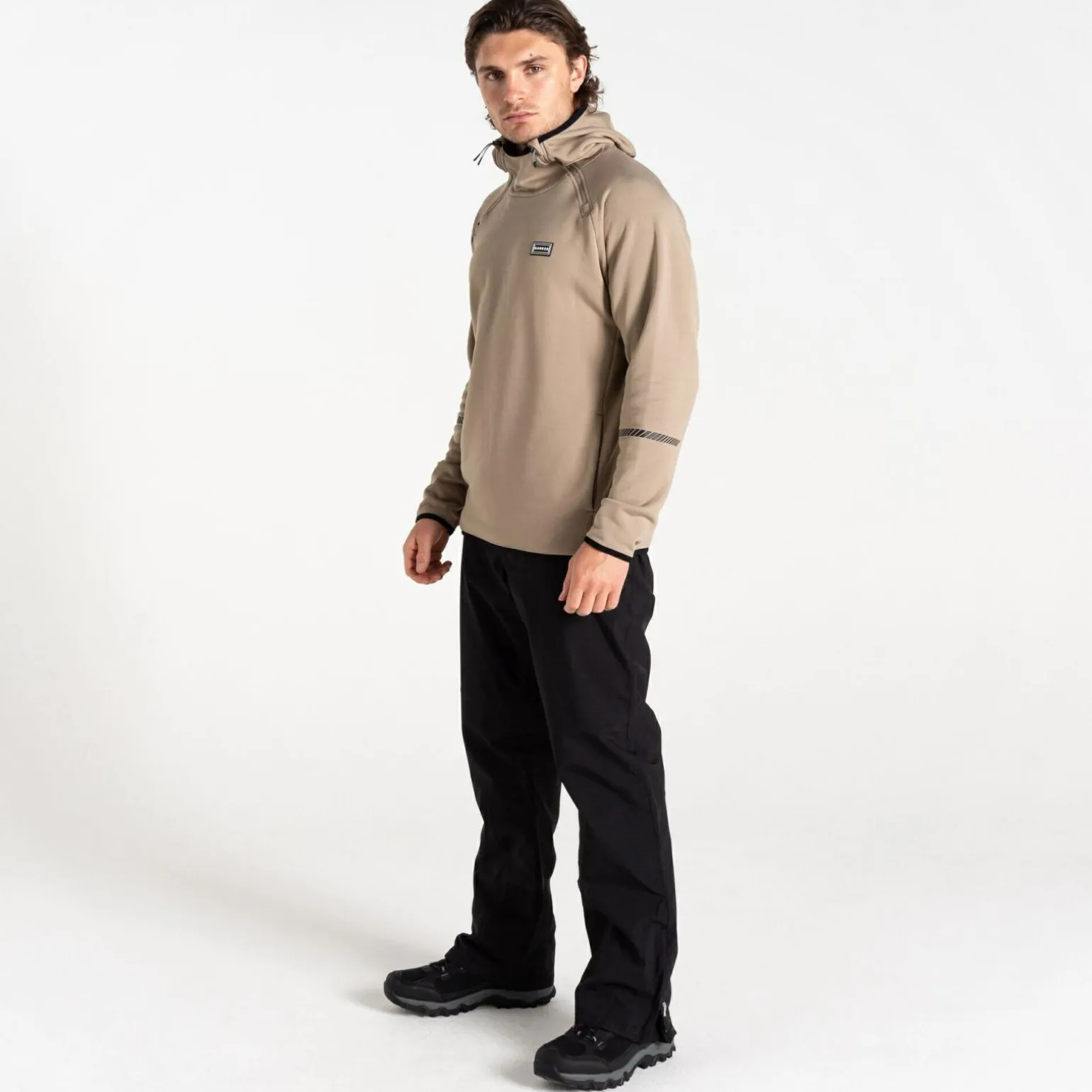 Dare 2b - Męska bluza z kapturem T-Bar | Brązowy