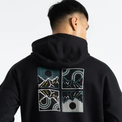 Dare 2b - Męska bluza z kapturem Distinctly Graphic | Czarny